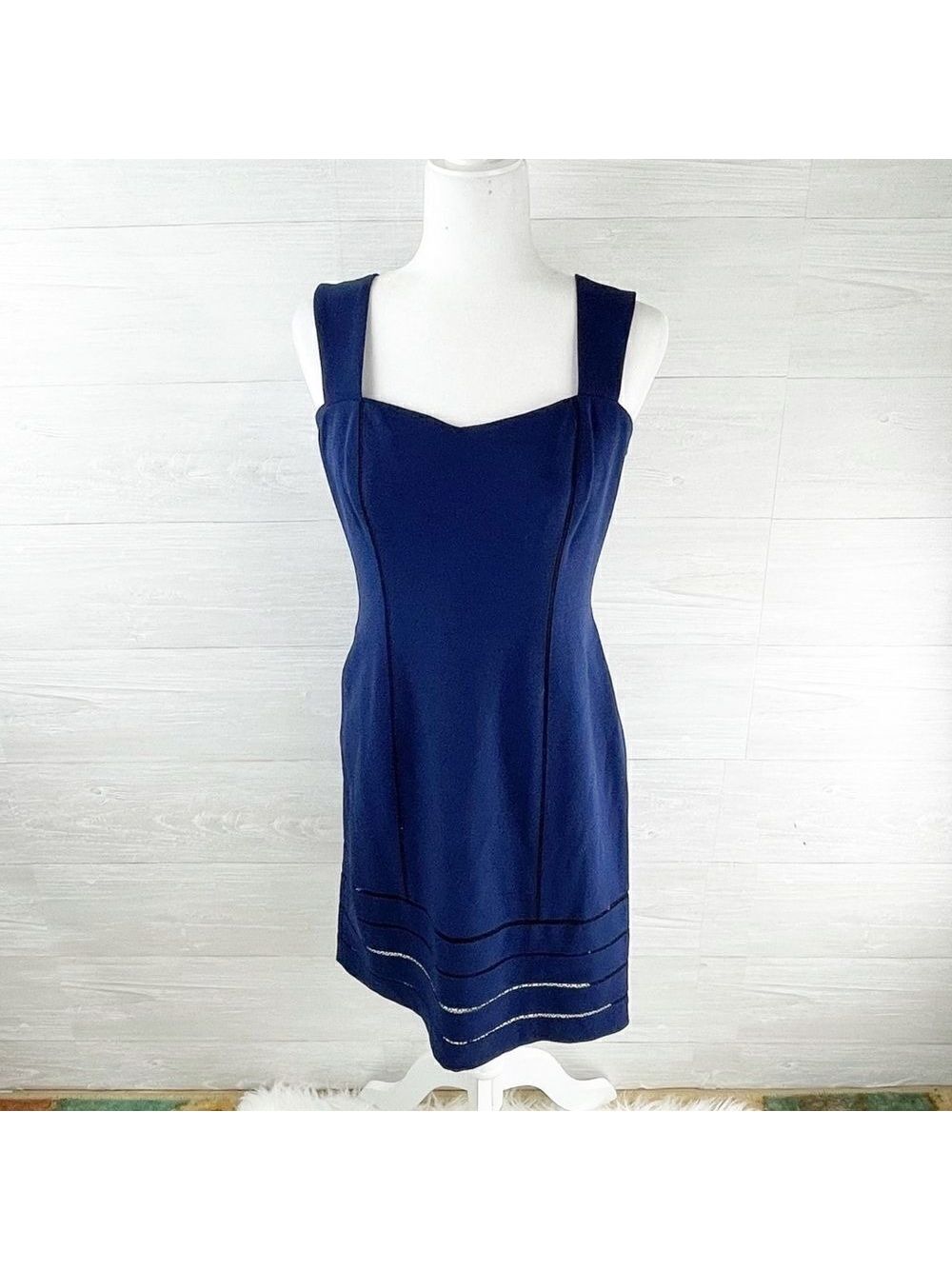 Aidan Aidan Mattox Sweetheart Lace A-Line Cocktail Dress